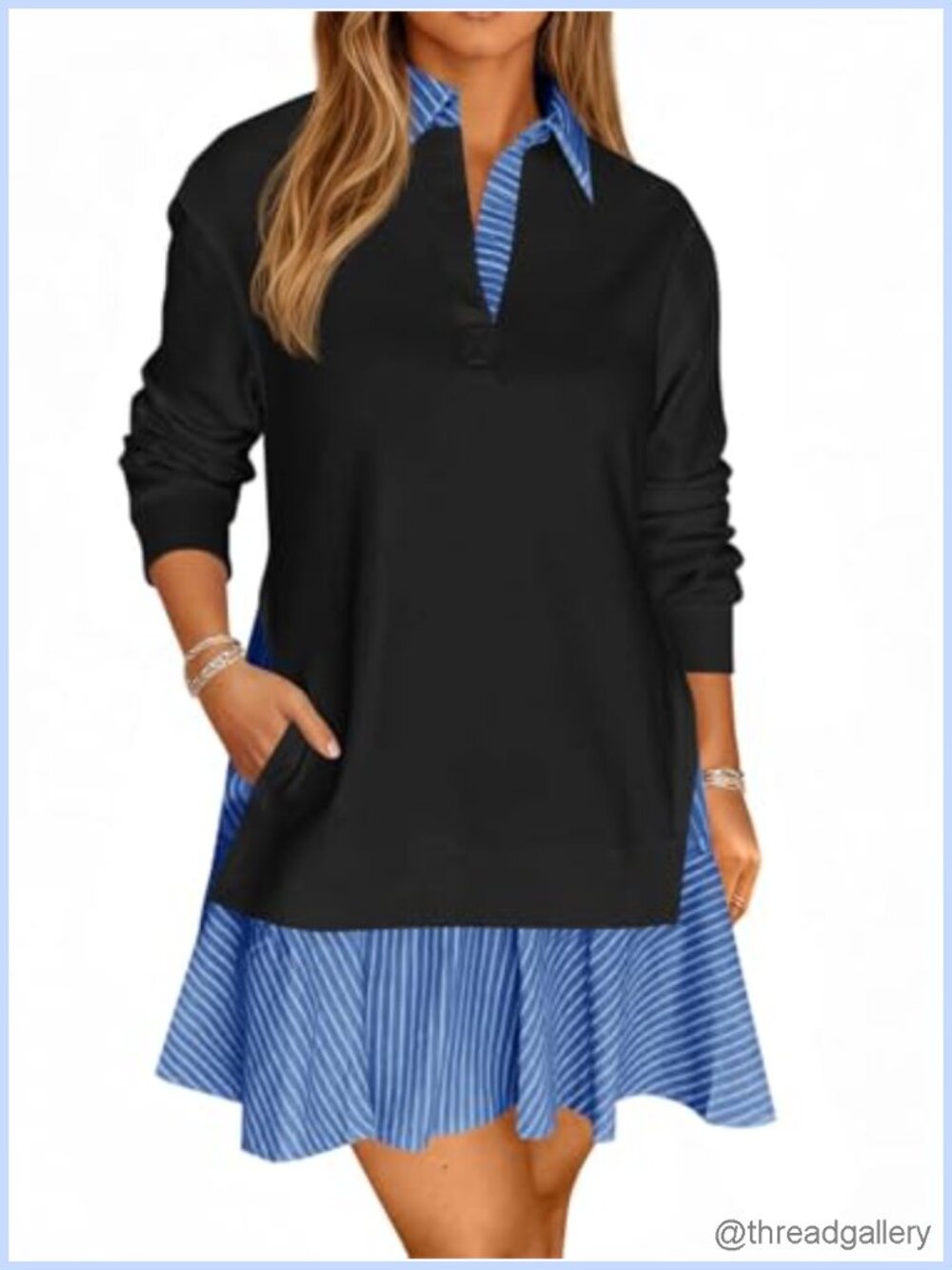 Oversized Sweatshirt Dress Casual Long Sleeve Mini Dress
